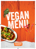 Thaikhun vegan menu